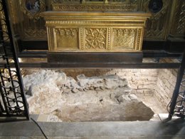 El ábside del siglo VI hallado en la Basílica de los Mártires Sant Just i Pastor