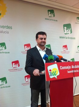 El coordinador de IULV-CA, Antonio Maíllo