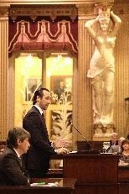 El presidente del Govern, José Ramón Bauzá, en el Parlament