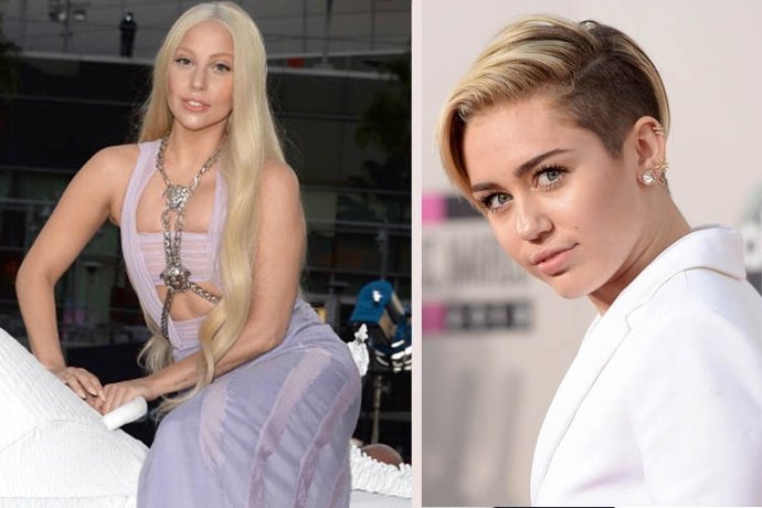 Lady Gaga y Miley Cyrus