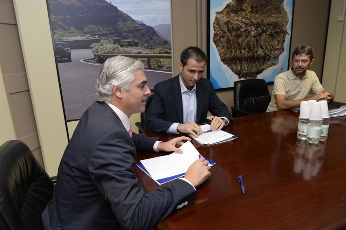 Carlos Sánchez y Ángel Sabroso