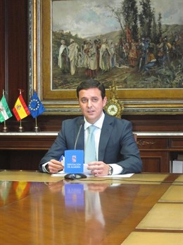 El vicepresidente de la Diputación de Almería, Javier A. García