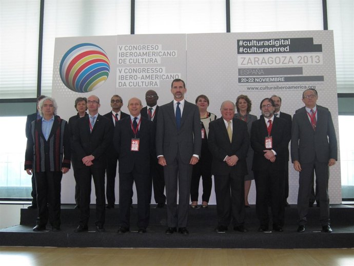 El Príncipe se ha reunido con ministros de Cultura iberoamericanos