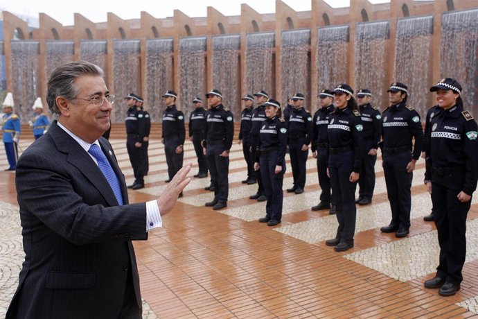 Zoido en el Día de la Policía Local.