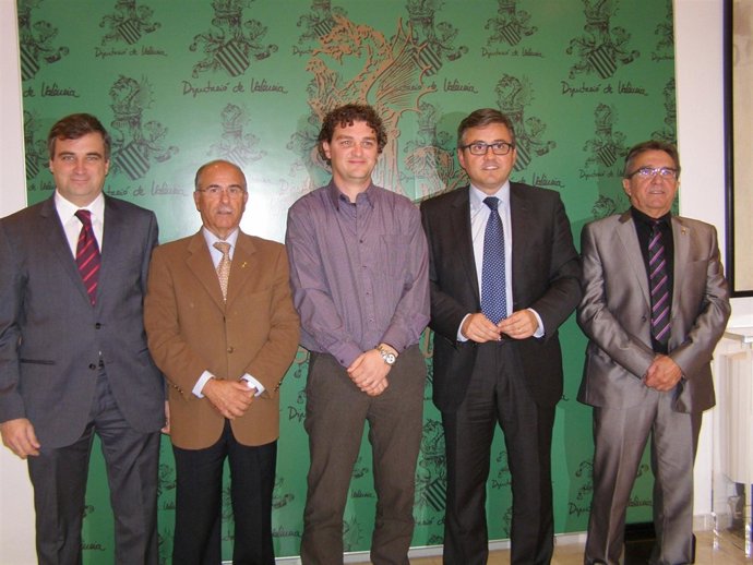 Mario Carrión, Paco Pontones, David Penadés, Cristóbal Grau y Francisco Mora.