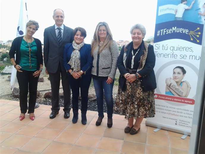 Miembros de 'Tenerife se Mueve'