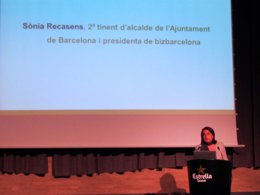 La segunda teniente de alcalde del Ayto de Barcelona y pta de BizBarcelona