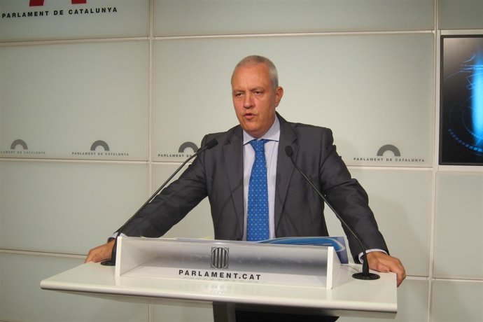 El portavoz del PP en el Parlament Santi Rodríguez