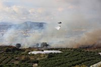 Regresan a los cortijos las familias desalojadas tras incendio en el paraje de las Zorreras de Motril