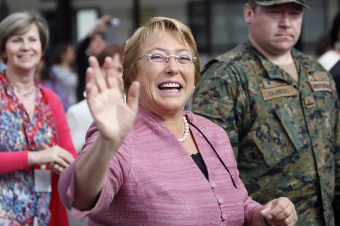 La candidata presidencial de Nueva Mayoría, Michelle Bachelet.