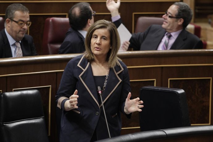 Fátima Báñez, en el Congreso
