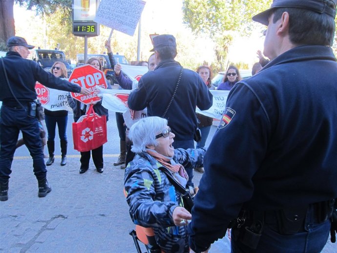 Protesta de Stop Desahucios