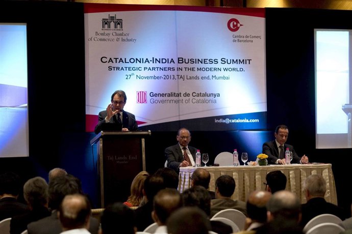Artur Mas, en el seminario 'India-Catalunya'