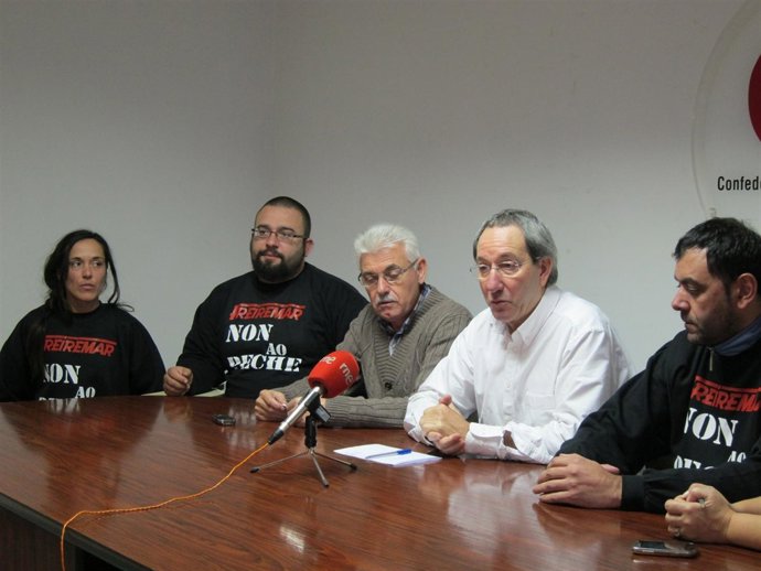 Rueda de prensa de trabajadores de Freiremar