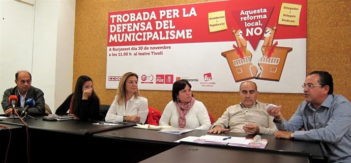 Representantes políticos y sindicales de la administración local