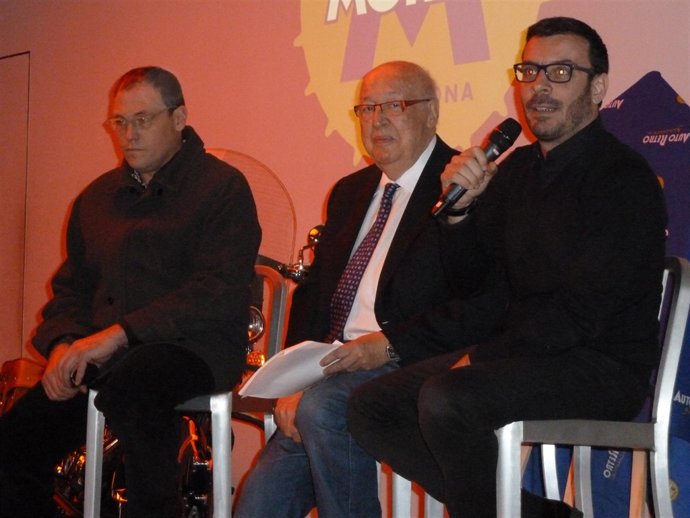 El dtr y pte de Auto Retro F.Palau y F.Sulé y el pte de Moritz A.Castellón 
