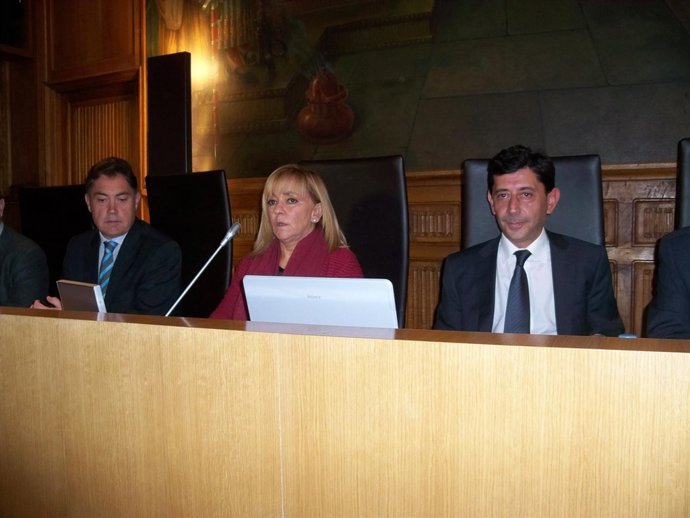 Carrasco, durante el pleno en el que se han aprobado los presupuestos.