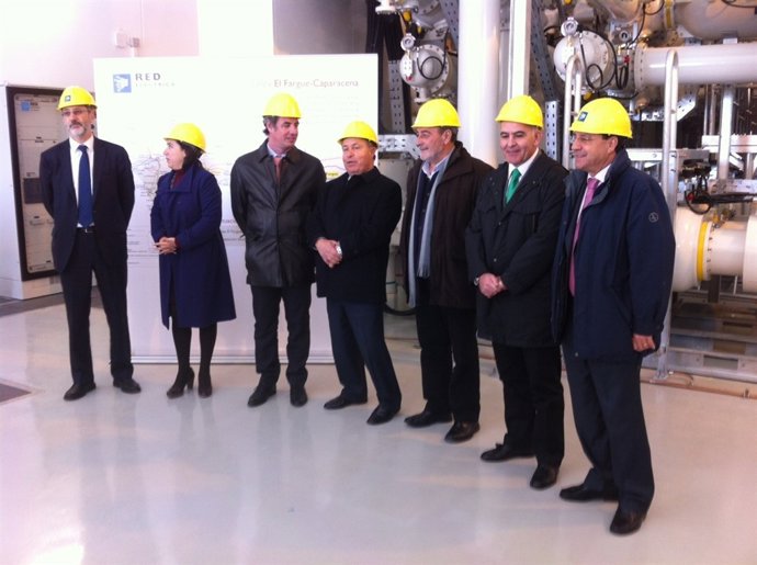 Inauguración de subestación de red eléctrica y línea que une Caparacena y Fargue