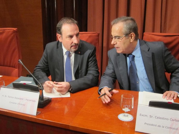 Ramon Espadaler y Celestino Corbacho