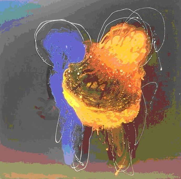 Obra 'Calor de amistad', de David Martín Cereza 'Damace'