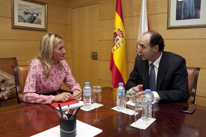 Ignacio Diego y la presidenta de CEOE