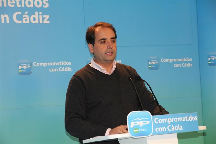 El secretario general del PP de Cádiz, Antonio Saldaña.