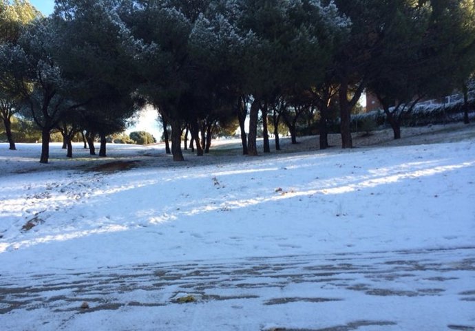 Nieve en Pozuelo de Alarcón