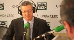 Gallardón en una entrevista en Onda Cero