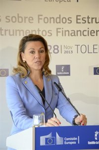 Cospedal aboga por una Europa "con unidad fiscal y financiera para protegerse ante los ataques"