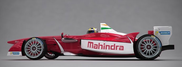 Coche de Mahindra en la Fórmula E