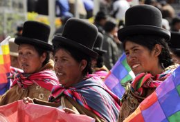 Mujeres bolivianas.