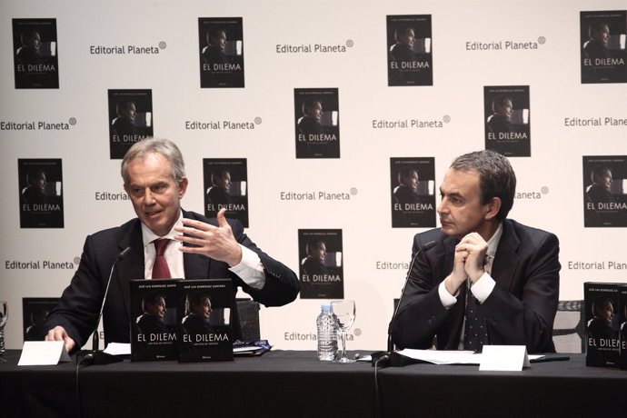 Tony Blair y José Luis Rodríguez Zapatero