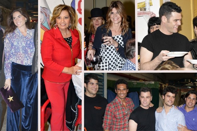 La Infanta Pilar le pone el delantal a Fran Rivera,  Gloria Camila entre otros