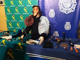 Registro de la desarticulación de un grupo criminal