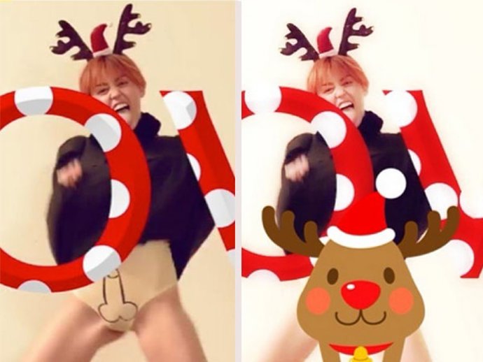 Miley Cyrus felicita la Navidad en Love