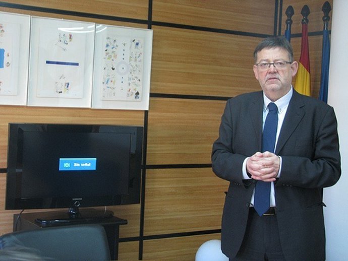 Rueda de prensa de Ximo Puig sobre el cierre en RTVV