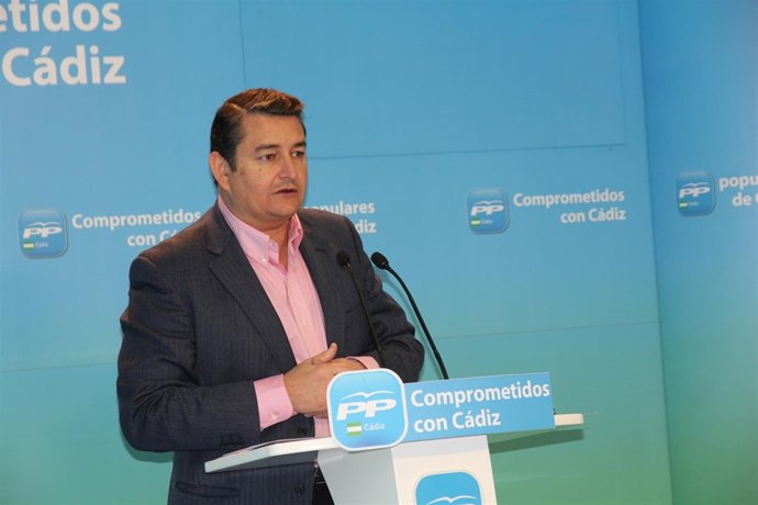 Antonio Sanz durante la rueda de prensa