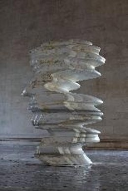 Imagen de la obra de Tony Cragg en la Llotja de Palma