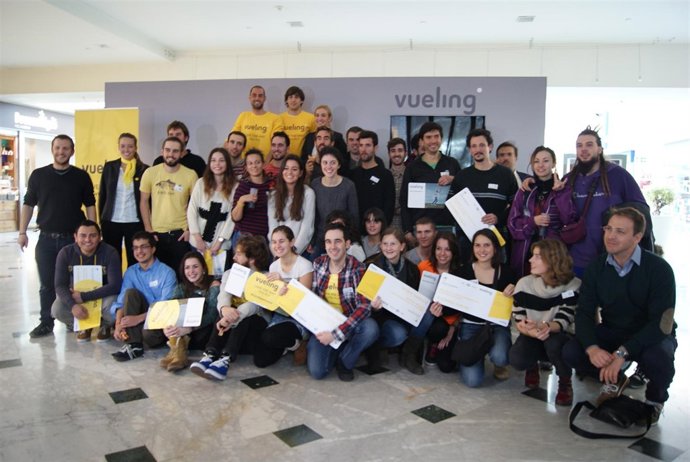 Ganadores de la gincana de Vueling