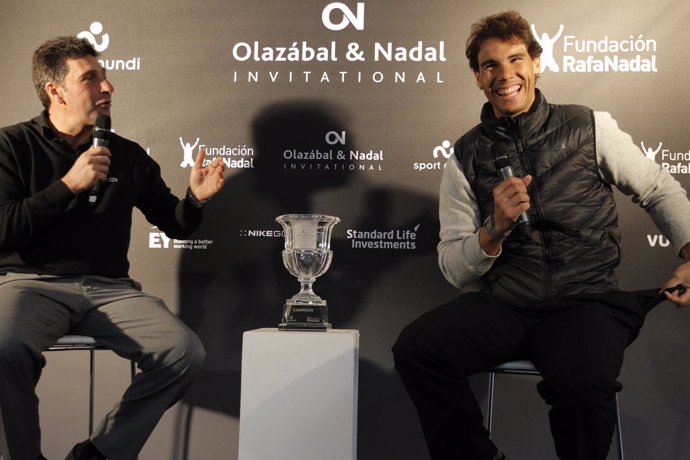 Rafa Nadal y José María Olazábal