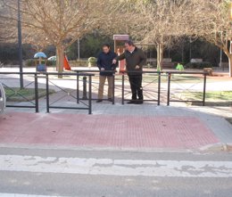Accesos al Parque San Antón de Teruel