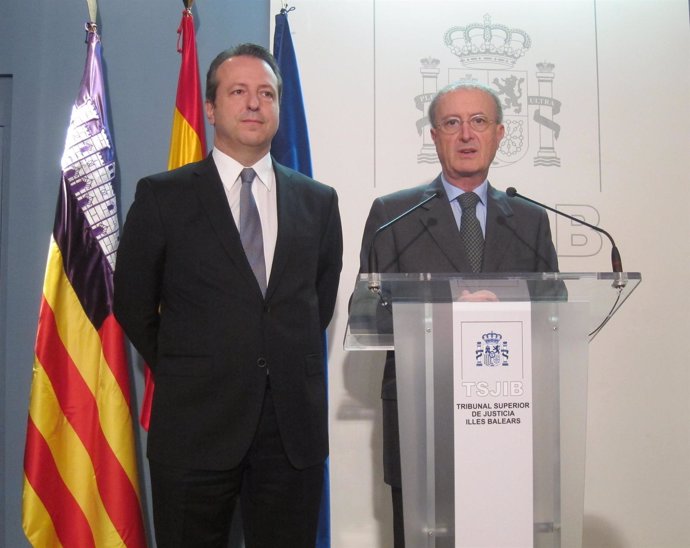 Joaquín Silguero y Antoni Terrasa, en Palma