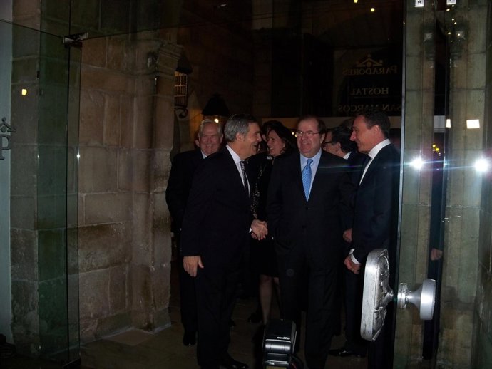 El presidente de la Junta, Juan Vicente Herrara