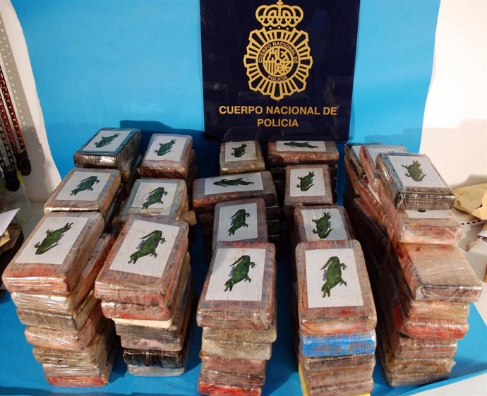 Cocaína en plátanos