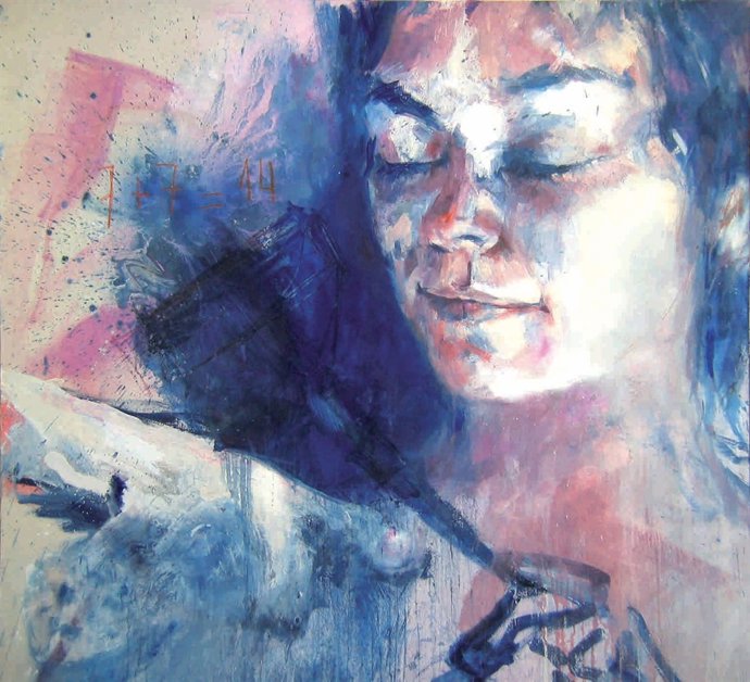 Una de las obras de Ana Maorad