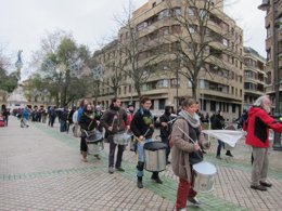 Marcha por el derecho a la vivienda.