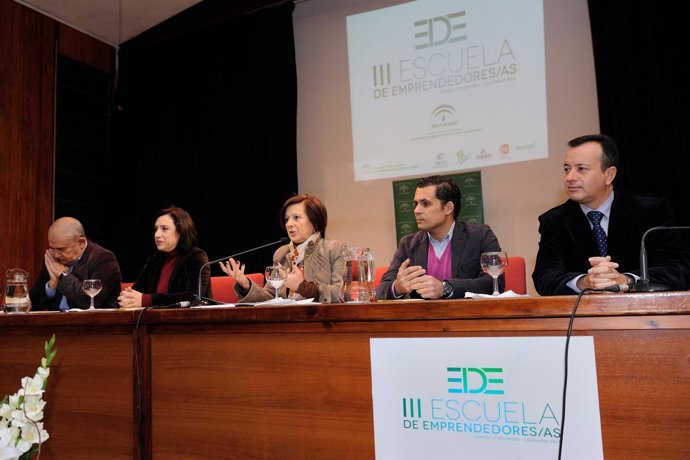 La consejera durante el acto                 