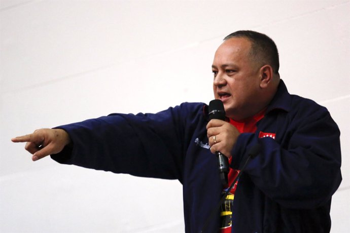 El presidente de la Asamblea Nacional de Venezuela, Diosdado Cabello.