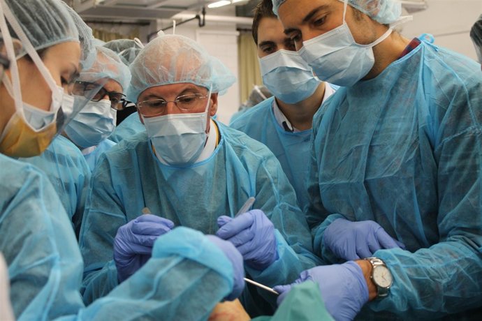 El doctor Aragón en las jornadas