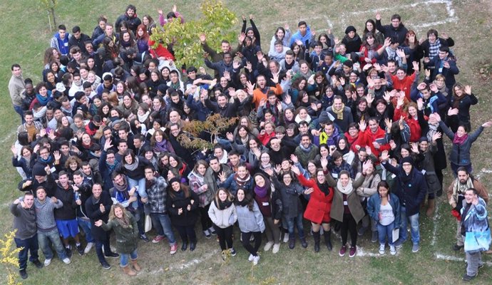 Los jóvenes participantes en la IV Semana por los Derechos de la Juventud